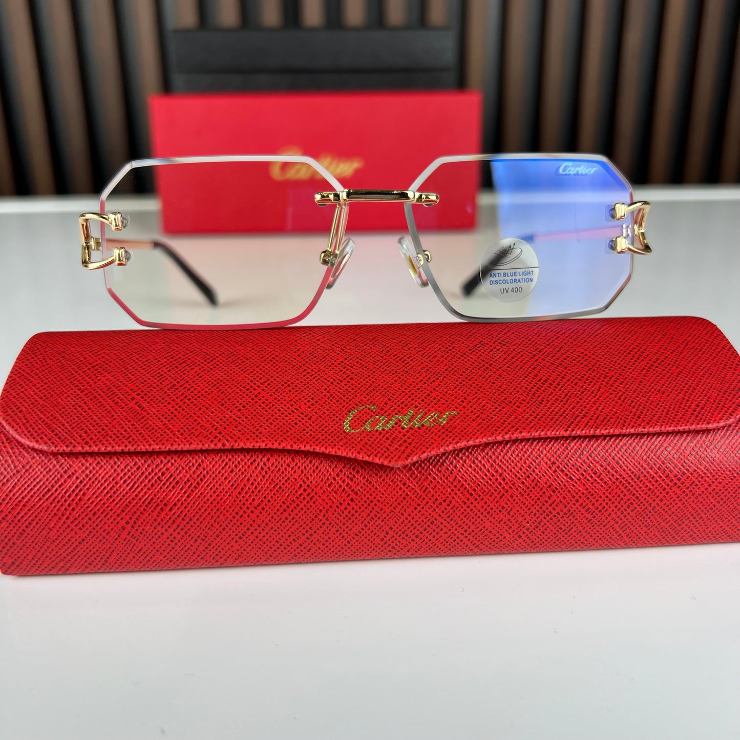 LUNETTE CARTIER 4 SEASON BLEU BLOC UV400