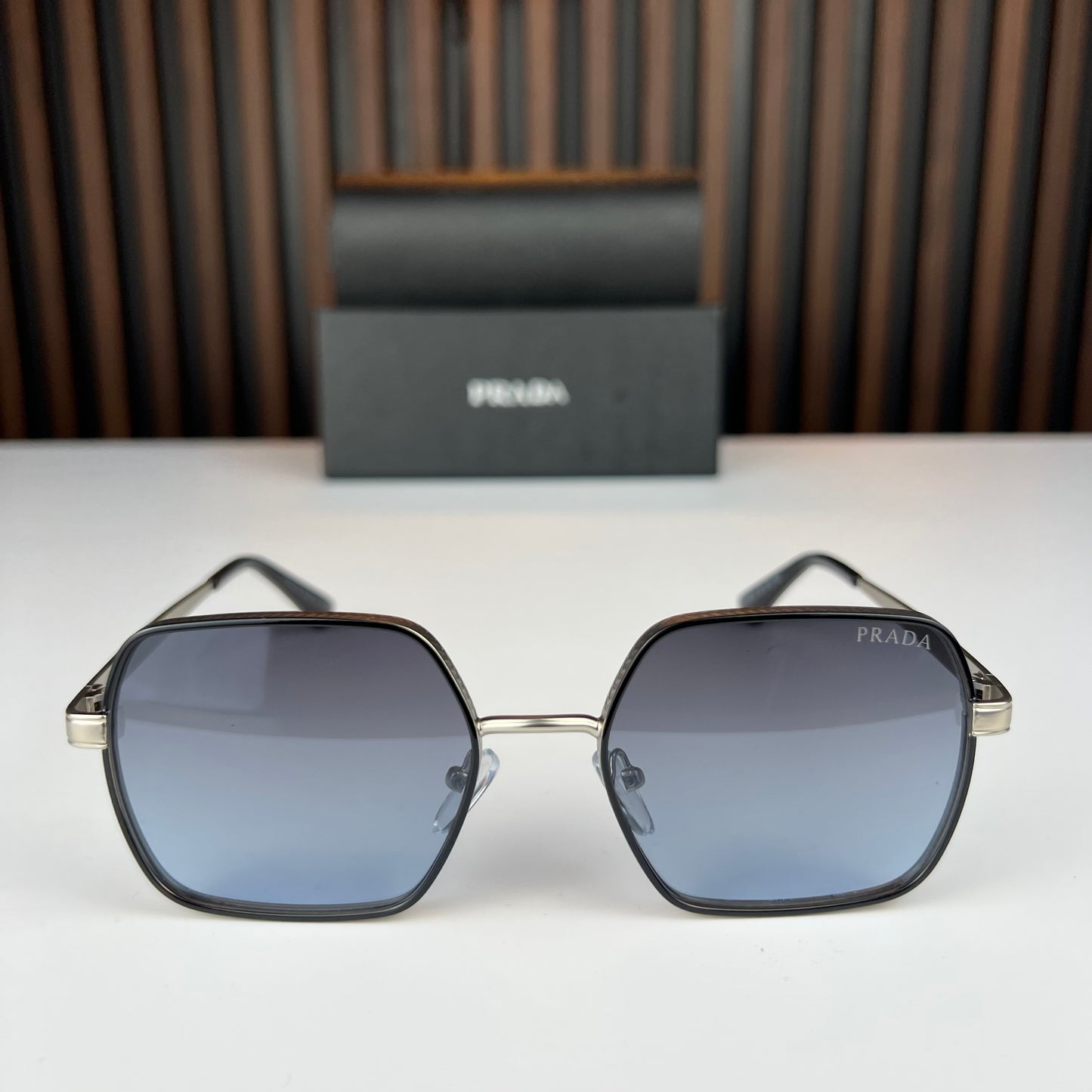 LUNETTE PRADA ARGENT