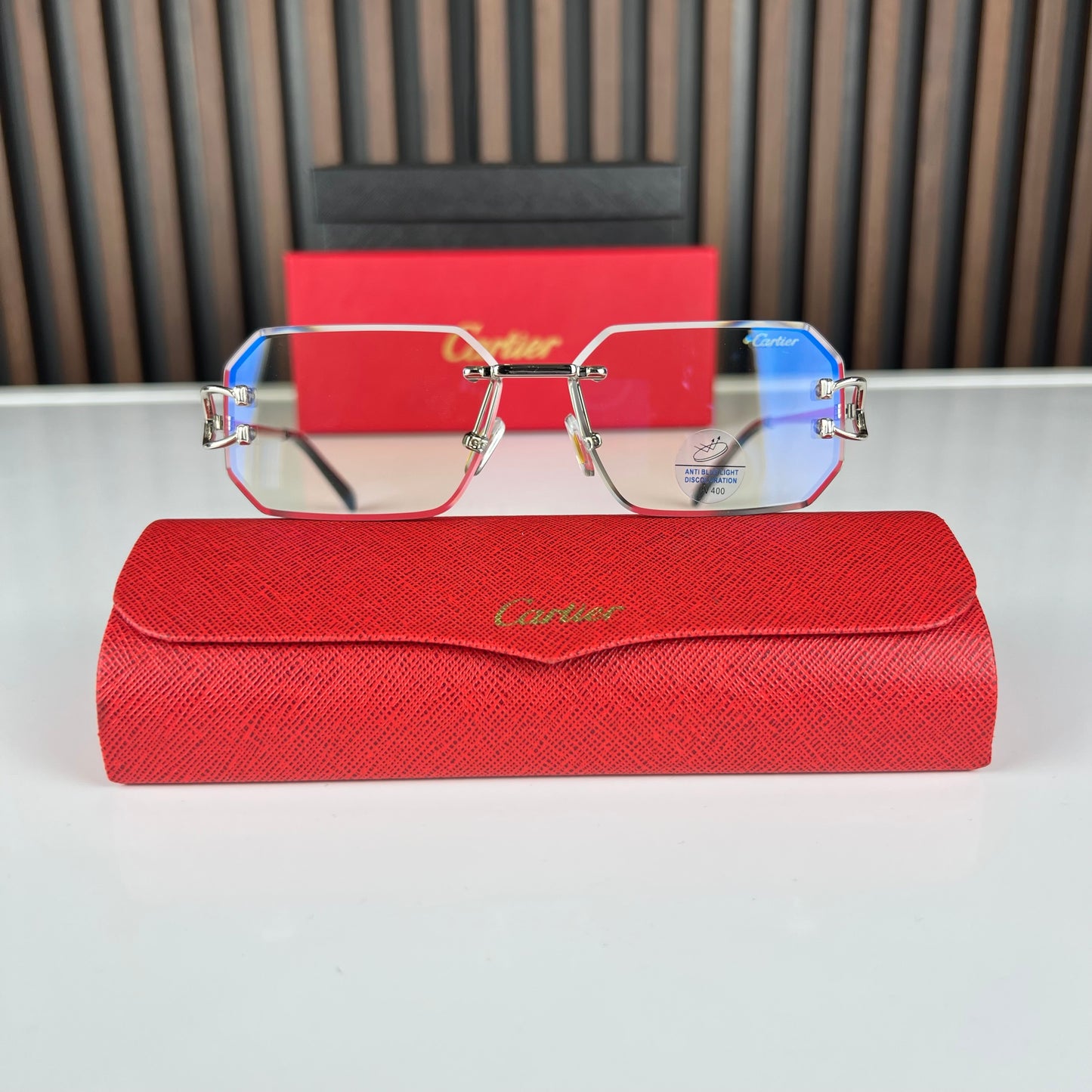 LUNETTE CARTIER 4 SEASON BLEU BLOC UV400