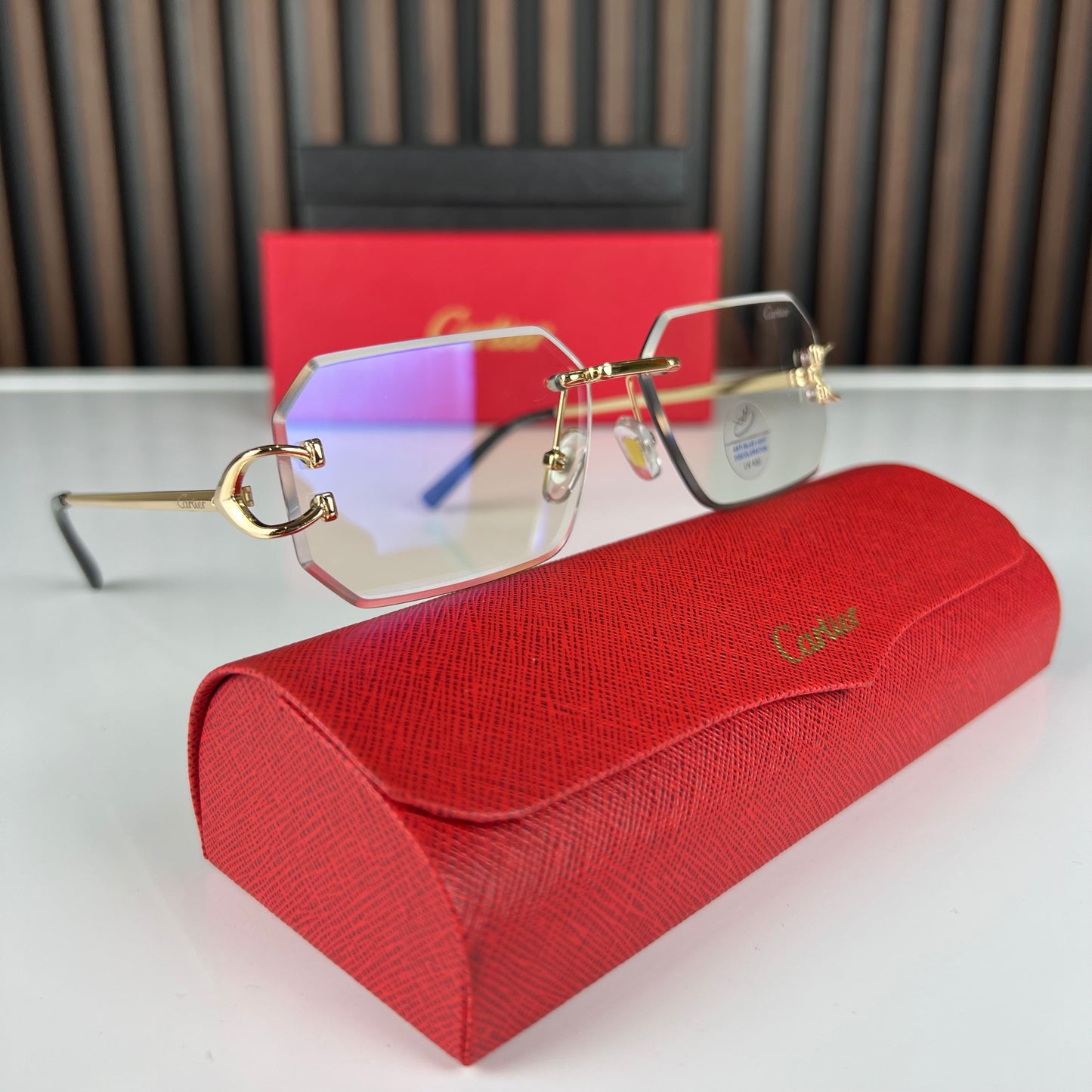 LUNETTE CARTIER 4 SEASON BLEU BLOC UV400