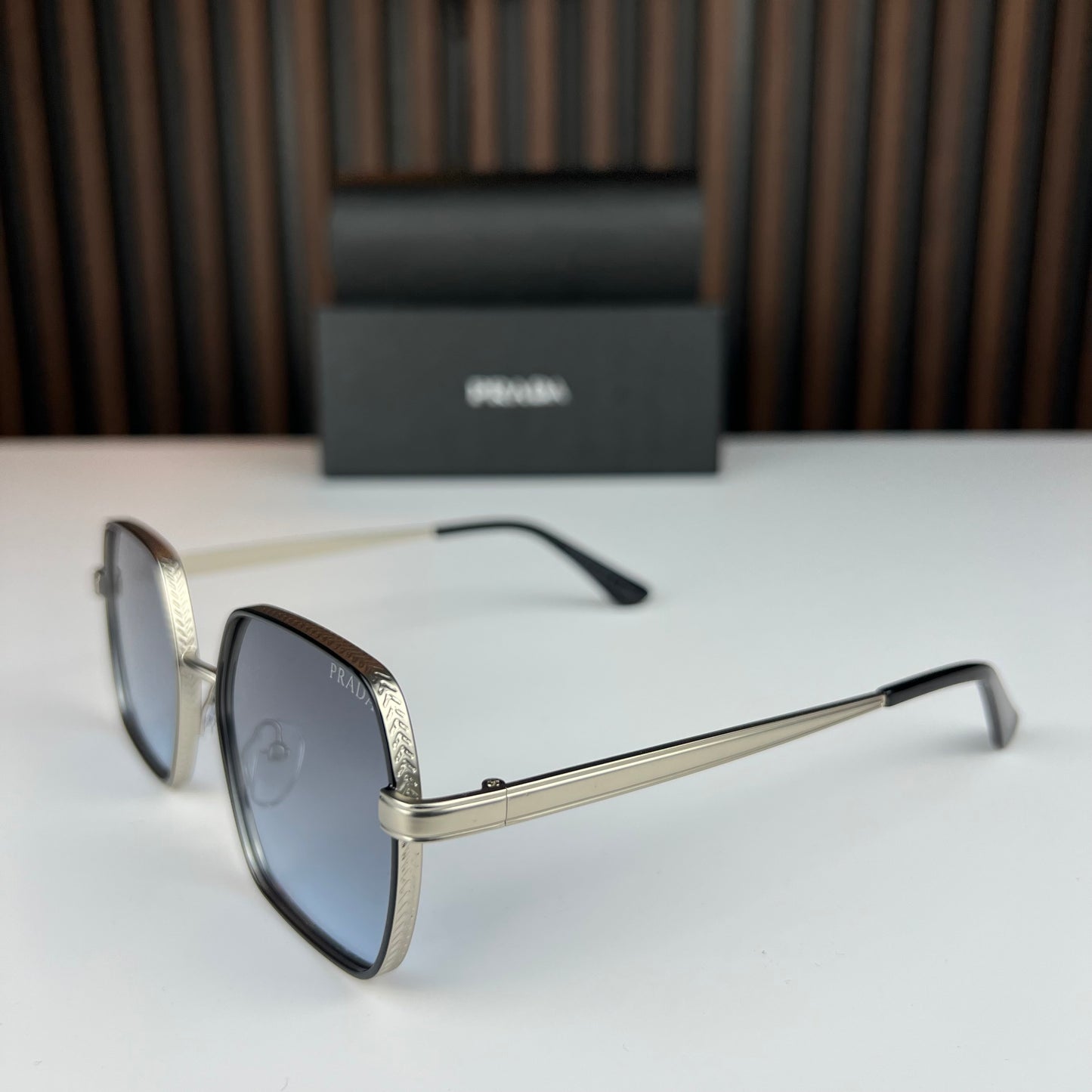 LUNETTE PRADA ARGENT