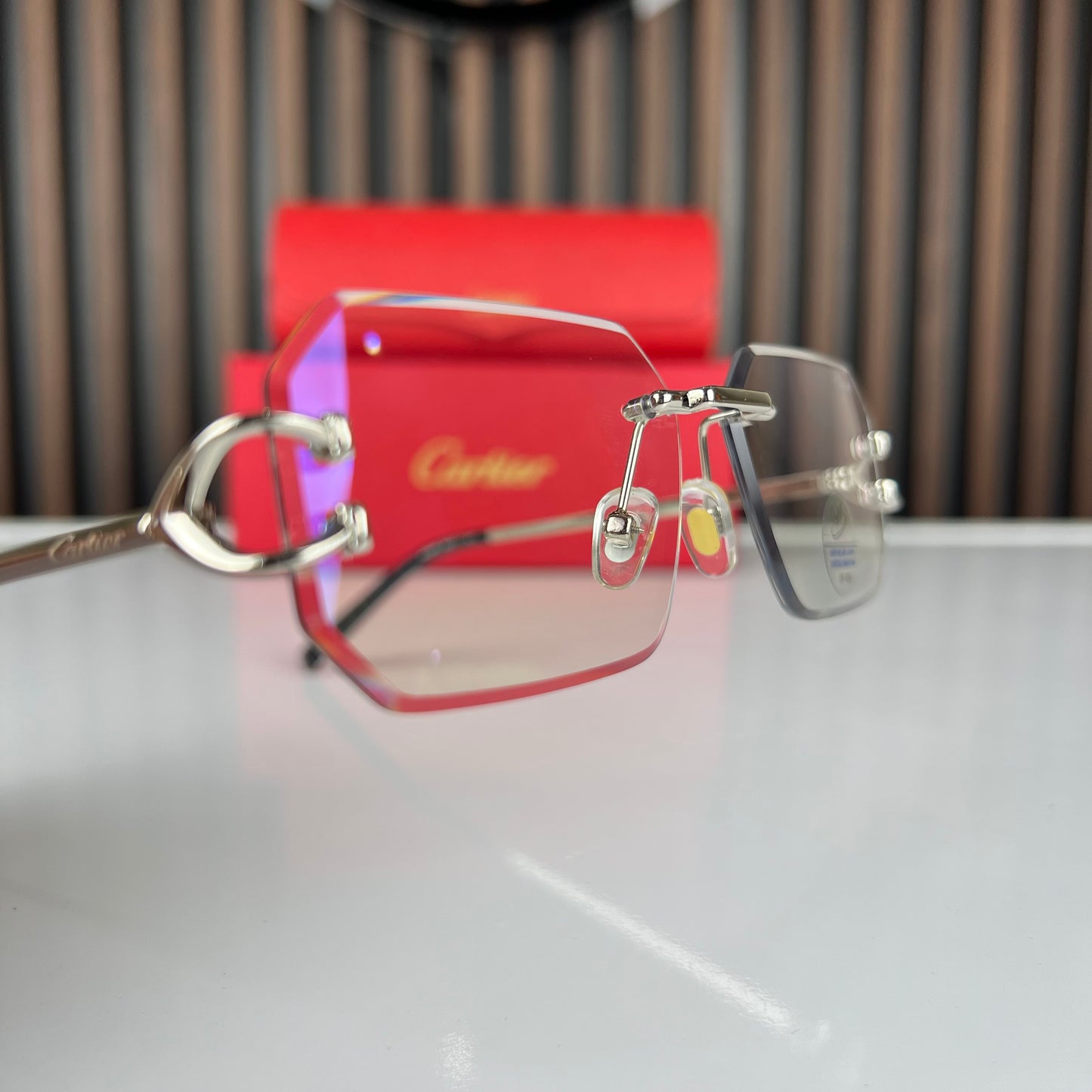 LUNETTE CARTIER 4 SEASON BLEU BLOC UV400