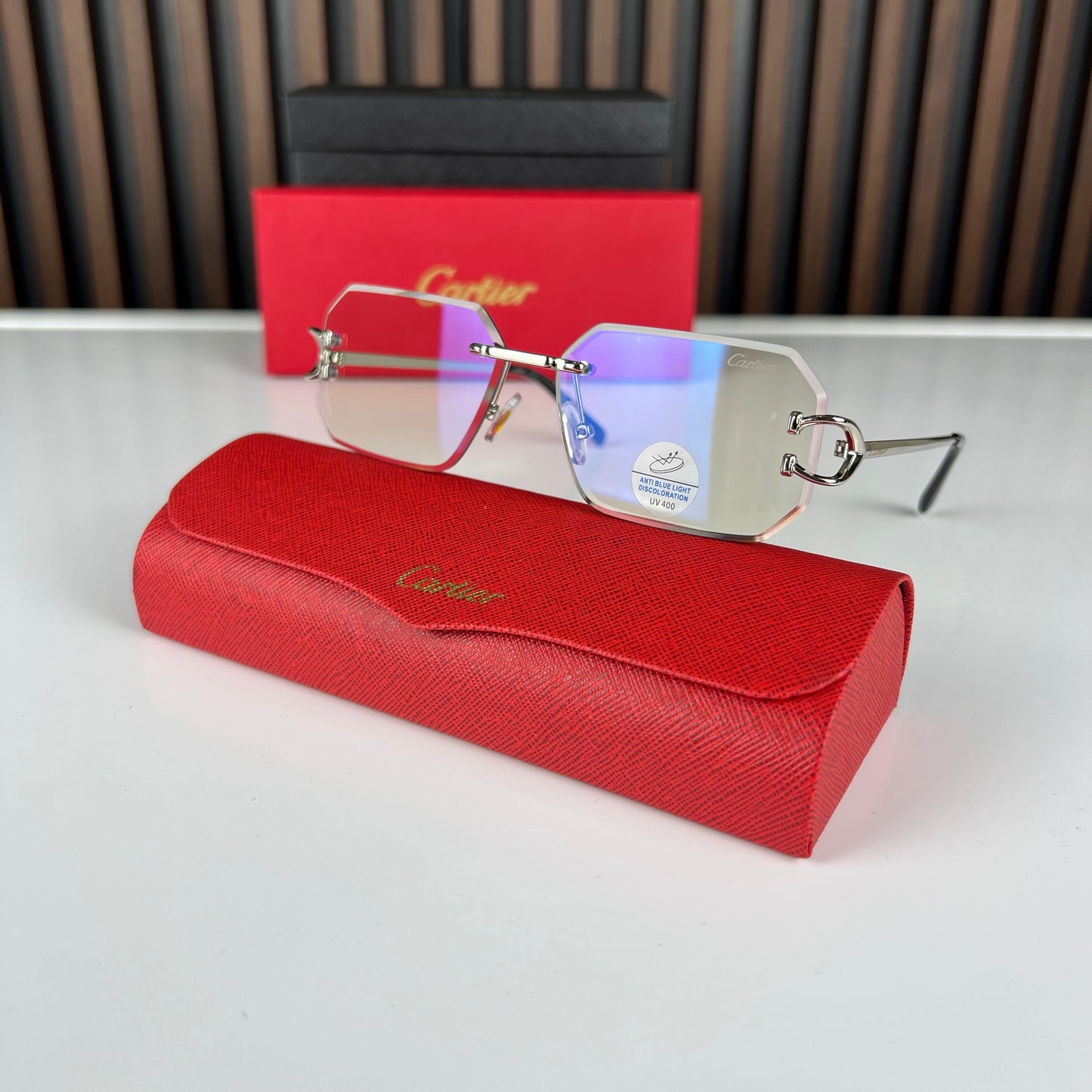 LUNETTE CARTIER 4 SEASON BLEU BLOC UV400