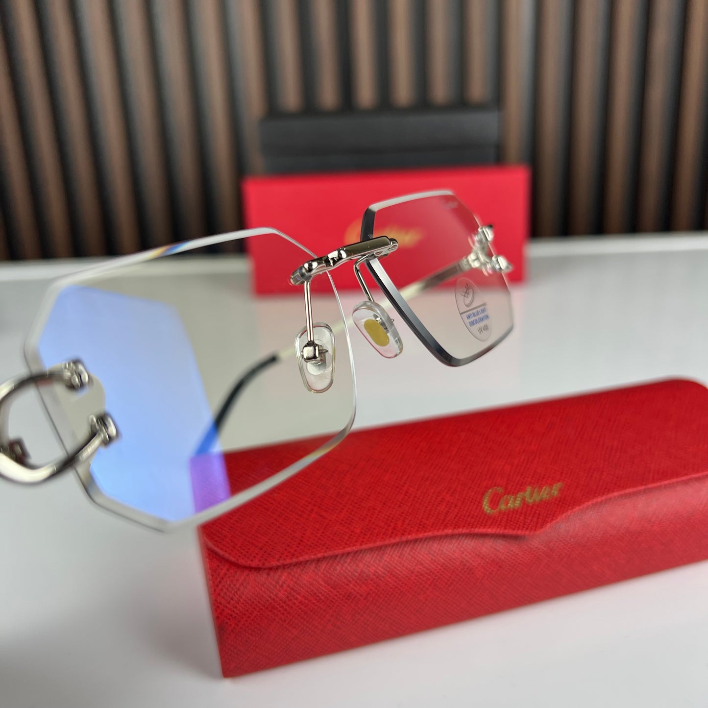 LUNETTE CARTIER 4 SEASON BLEU BLOC UV400