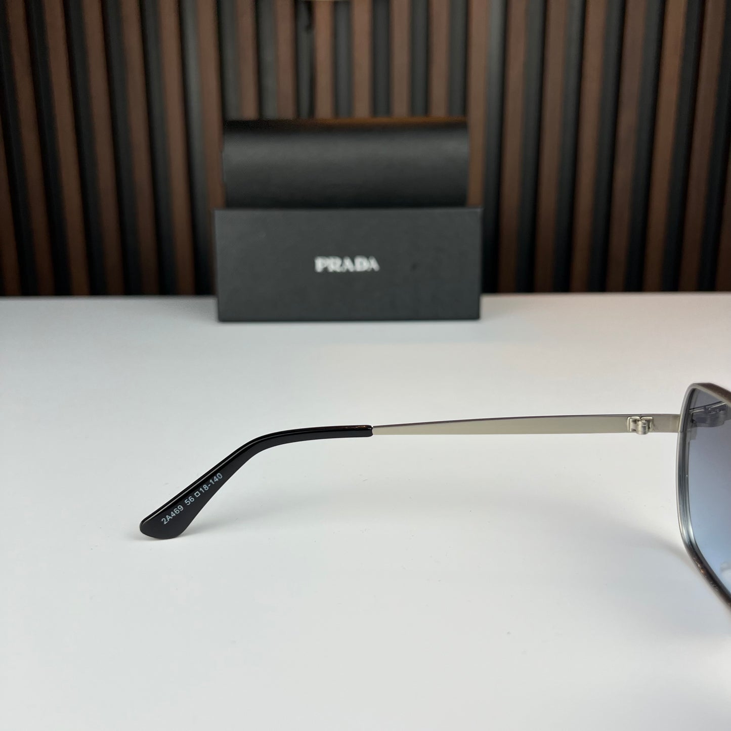 LUNETTE PRADA ARGENT