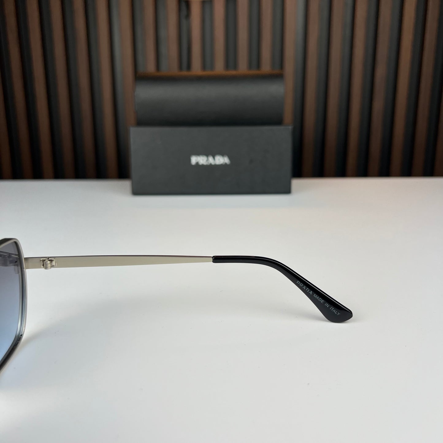 LUNETTE PRADA ARGENT