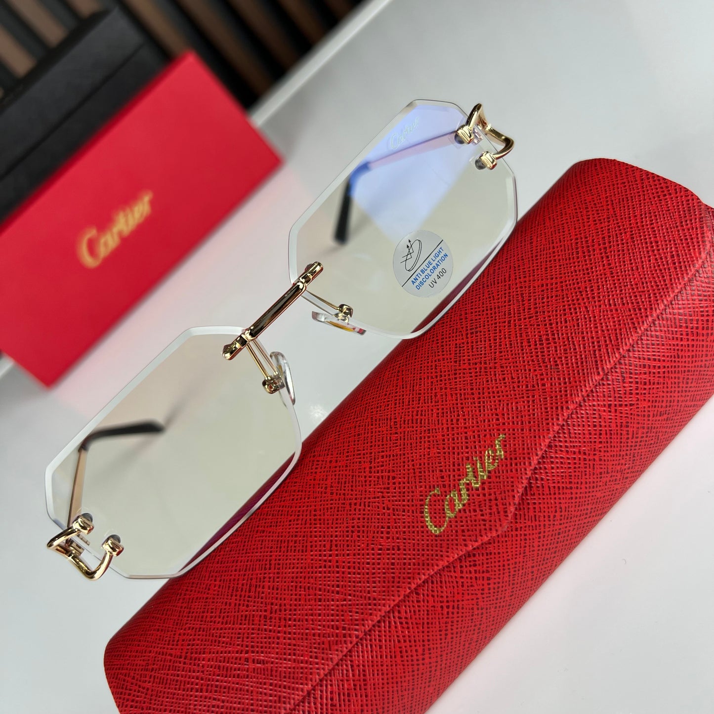 LUNETTE CARTIER 4 SEASON BLEU BLOC UV400