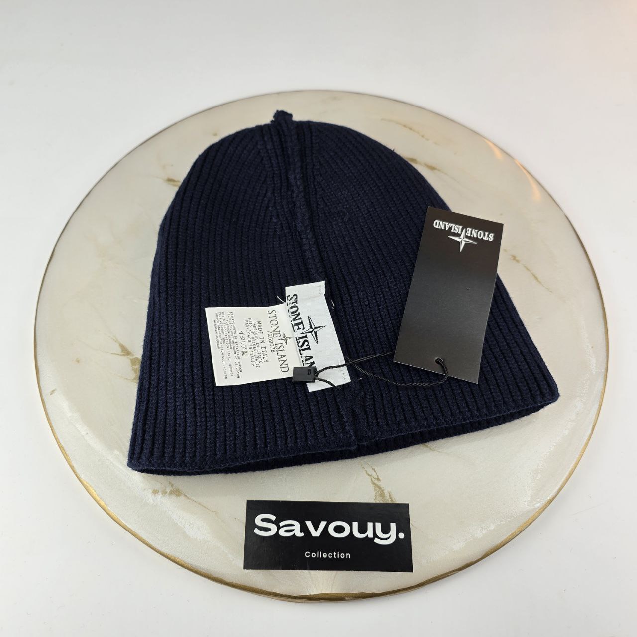 BONNET STONE ISLAND BLEU QUALITÉ SUPÉRIEURE S114