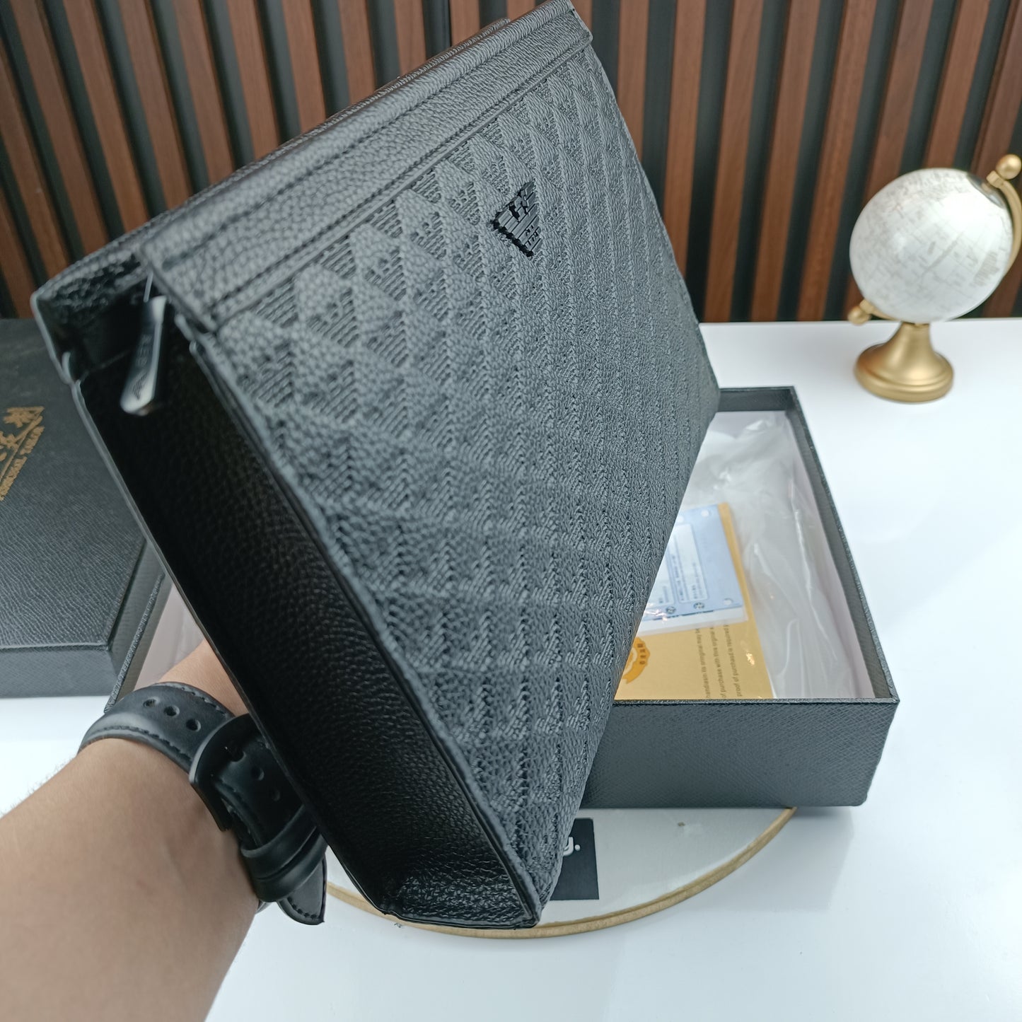 SAC À MAIN EA7 QUALITÉ SUPÉRIEURE AVEC BOX E104
