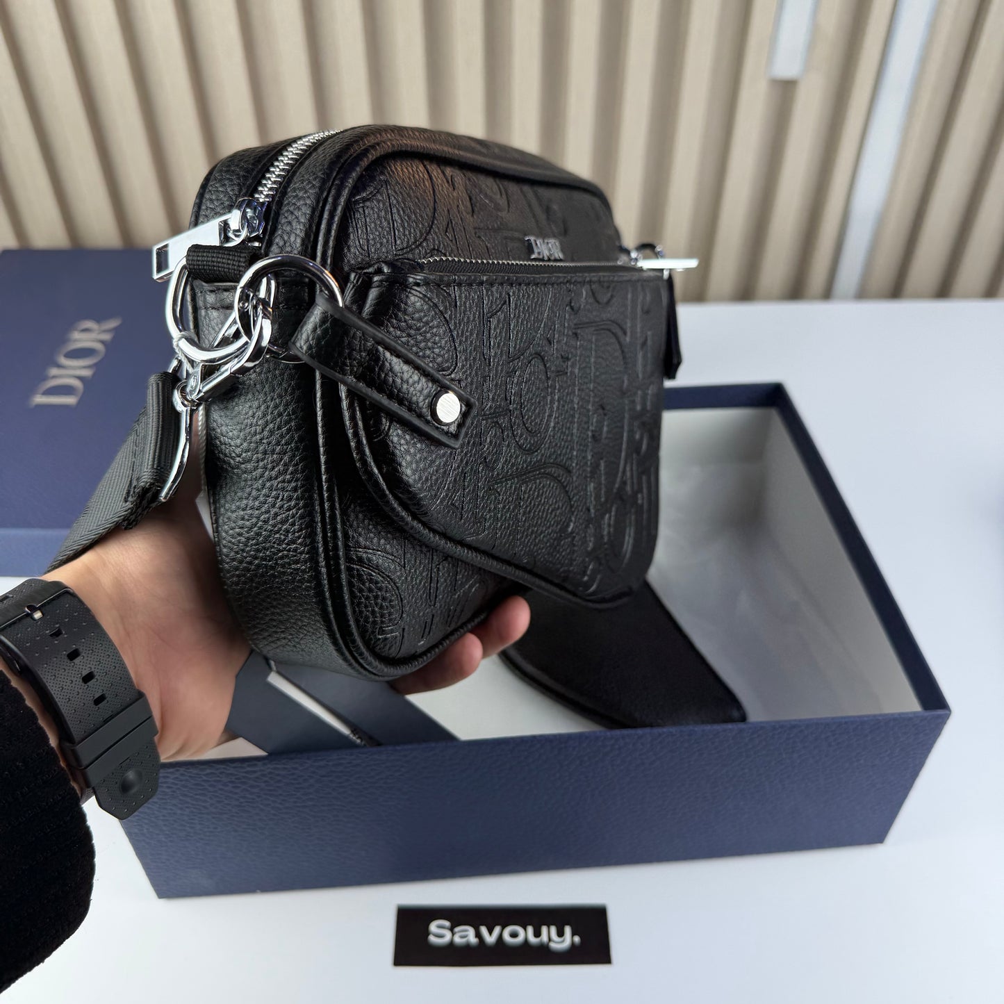 SACOCHE DIOR 3 PIÈCES QUALITÉ SUPÉRIEURE AVEC BOX D157