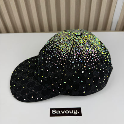 CASQUETTE GG & DIAMANT QUALITÉ TRIPLE A - AAA BLACK G289
