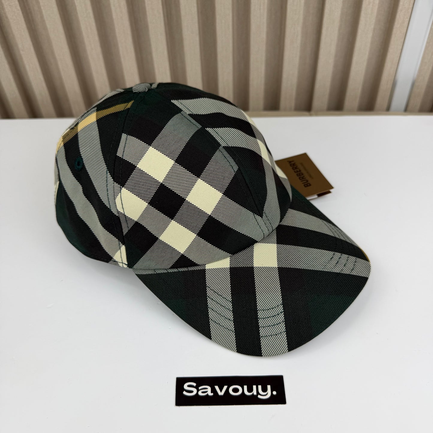CASQUETTE BURBERRY KING STYLE CLASSIQUE QUALITÉ TRIPLE A - AAA VERT R200