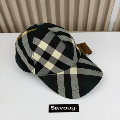 CASQUETTE BURBERRY KING STYLE CLASSIQUE QUALITÉ TRIPLE A - AAA VERT R200