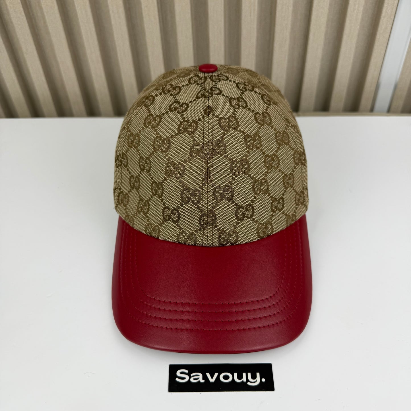 CASQUETTE GG & LEATHER QUALITÉ TRIPLE A - AAA 2 TONE G281