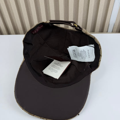 CASQUETTE GG & DIAMANT QUALITÉ TRIPLE A - AAA MARRON G288