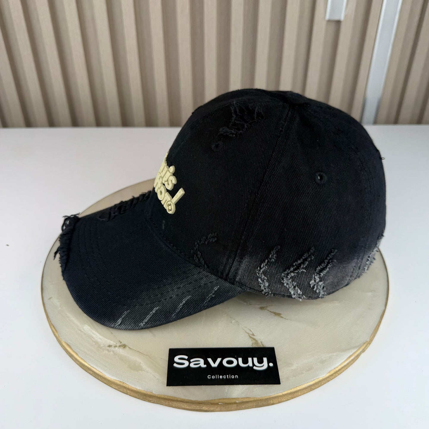 CASQUETTE LV 3D JEANS QUALITÉ SUPÉRIEURE L216