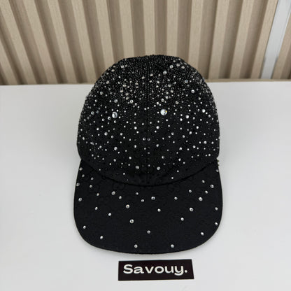 CASQUETTE GG & DIAMANT QUALITÉ TRIPLE A - AAA BLACK G287