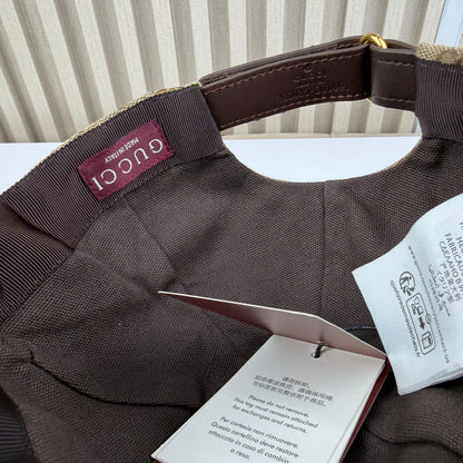 CASQUETTE GG & DIAMANT QUALITÉ TRIPLE A - AAA MARRON G288