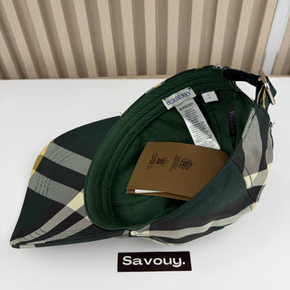 CASQUETTE BURBERRY KING STYLE CLASSIQUE QUALITÉ TRIPLE A - AAA VERT R200