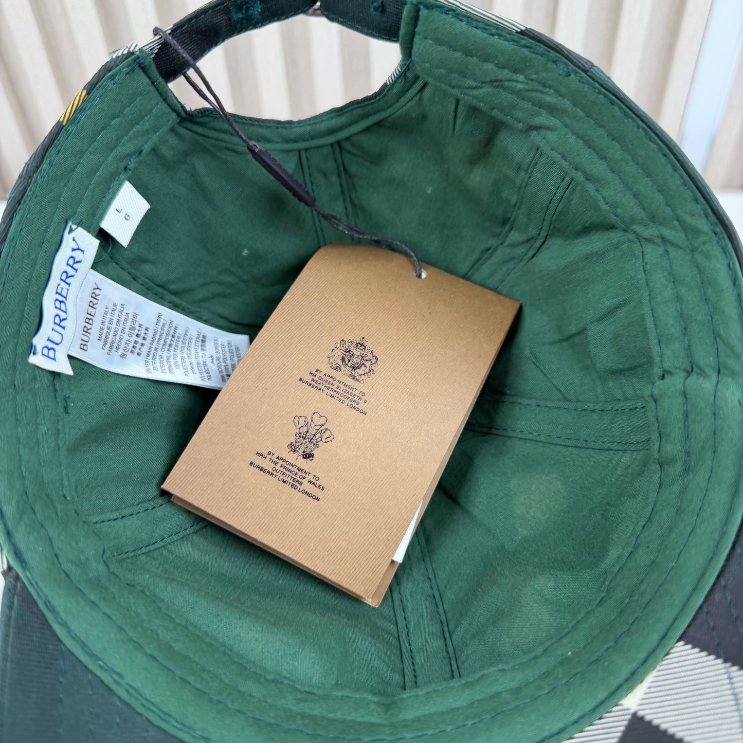 CASQUETTE BURBERRY KING STYLE CLASSIQUE QUALITÉ TRIPLE A - AAA VERT R200