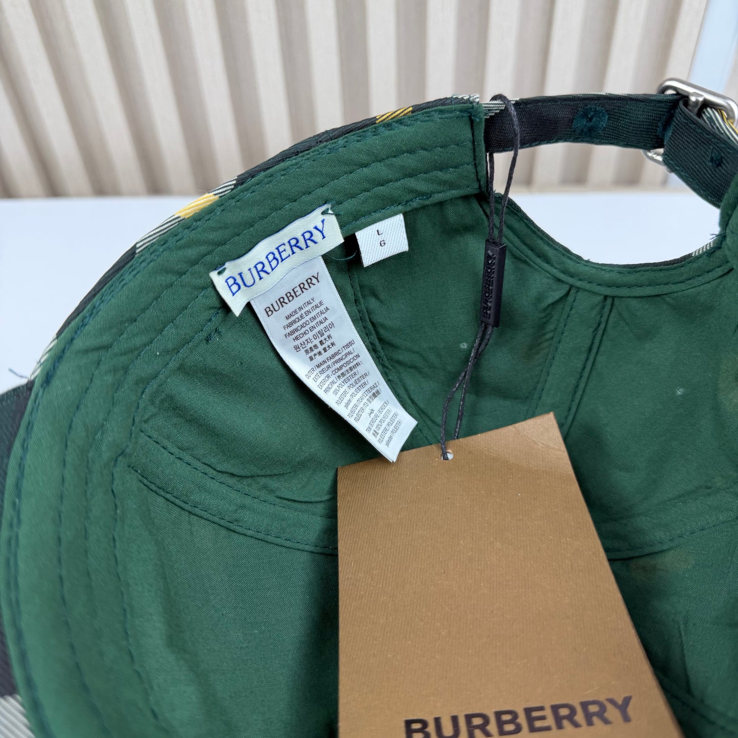 CASQUETTE BURBERRY KING STYLE CLASSIQUE QUALITÉ TRIPLE A - AAA VERT R200