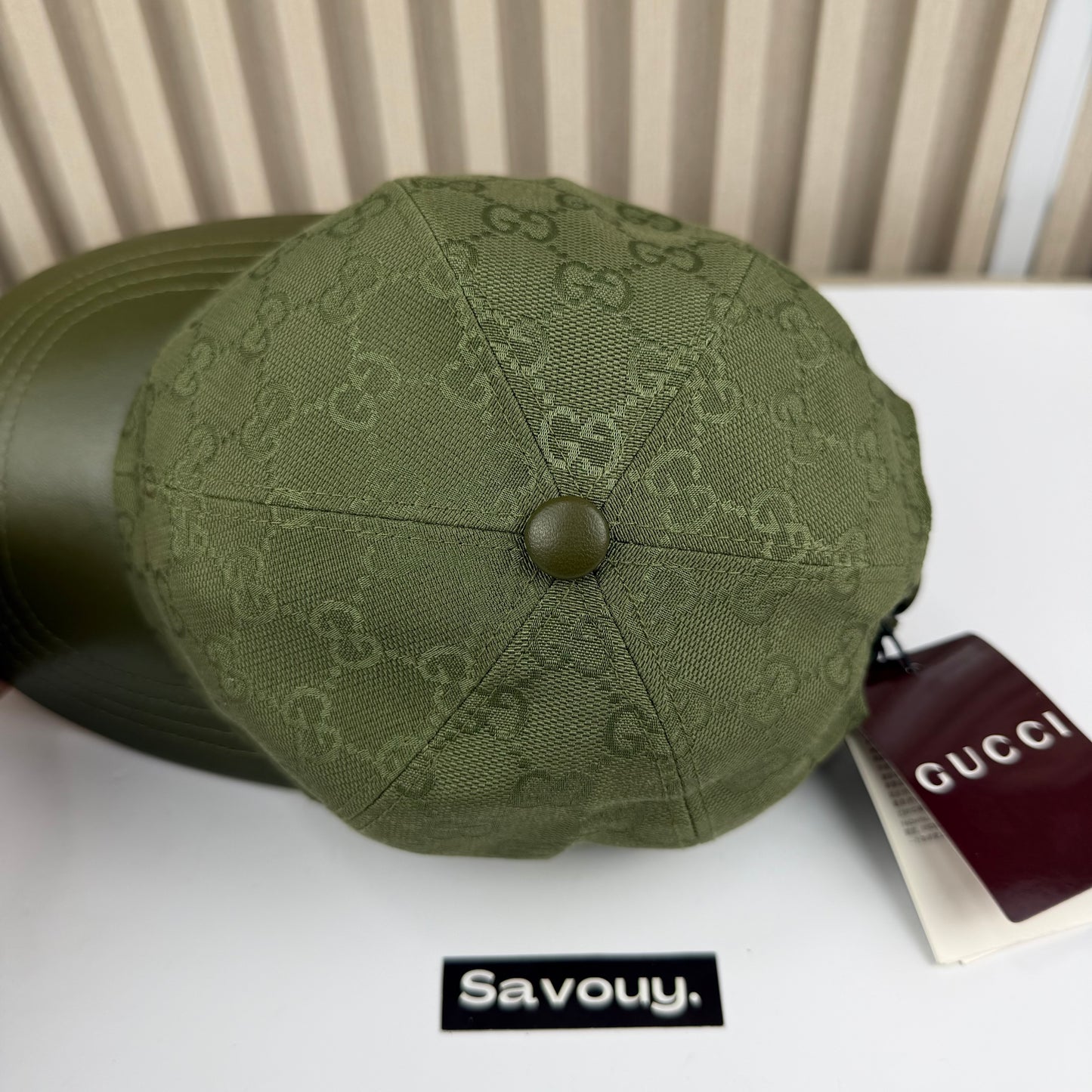 CASQUETTE GG & LEATHER QUALITÉ TRIPLE A - AAA 2 TONE G285