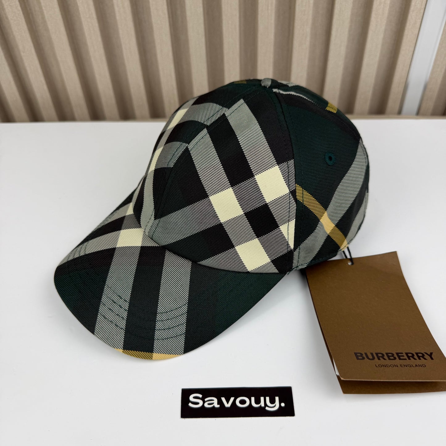 CASQUETTE BURBERRY KING STYLE CLASSIQUE QUALITÉ TRIPLE A - AAA VERT R200