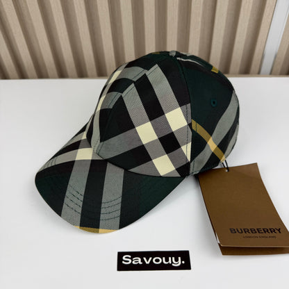 CASQUETTE BURBERRY KING STYLE CLASSIQUE QUALITÉ TRIPLE A - AAA VERT R200