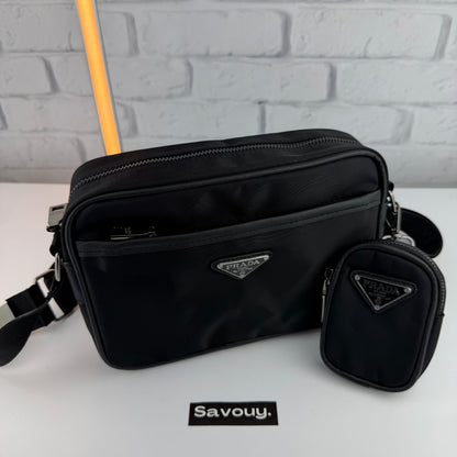 SACOCHE PRADA 2 PIÈCES QUALITÉ SUPÉRIEURE P154