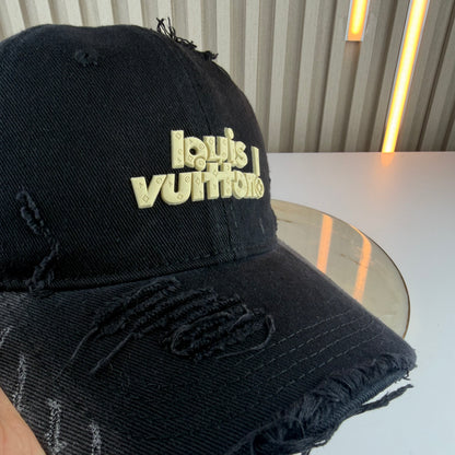 CASQUETTE LV 3D JEANS QUALITÉ SUPÉRIEURE L216