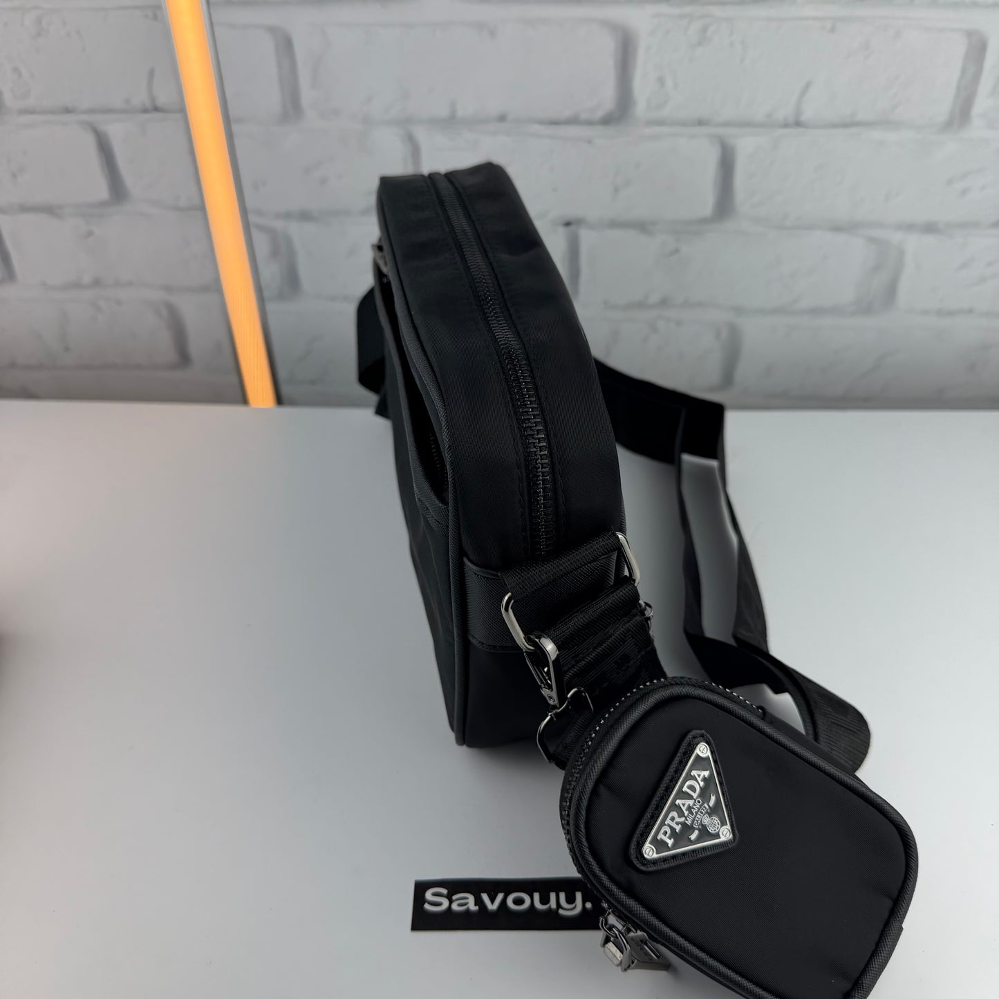 SACOCHE PRADA 2 PIÈCES QUALITÉ SUPÉRIEURE P154