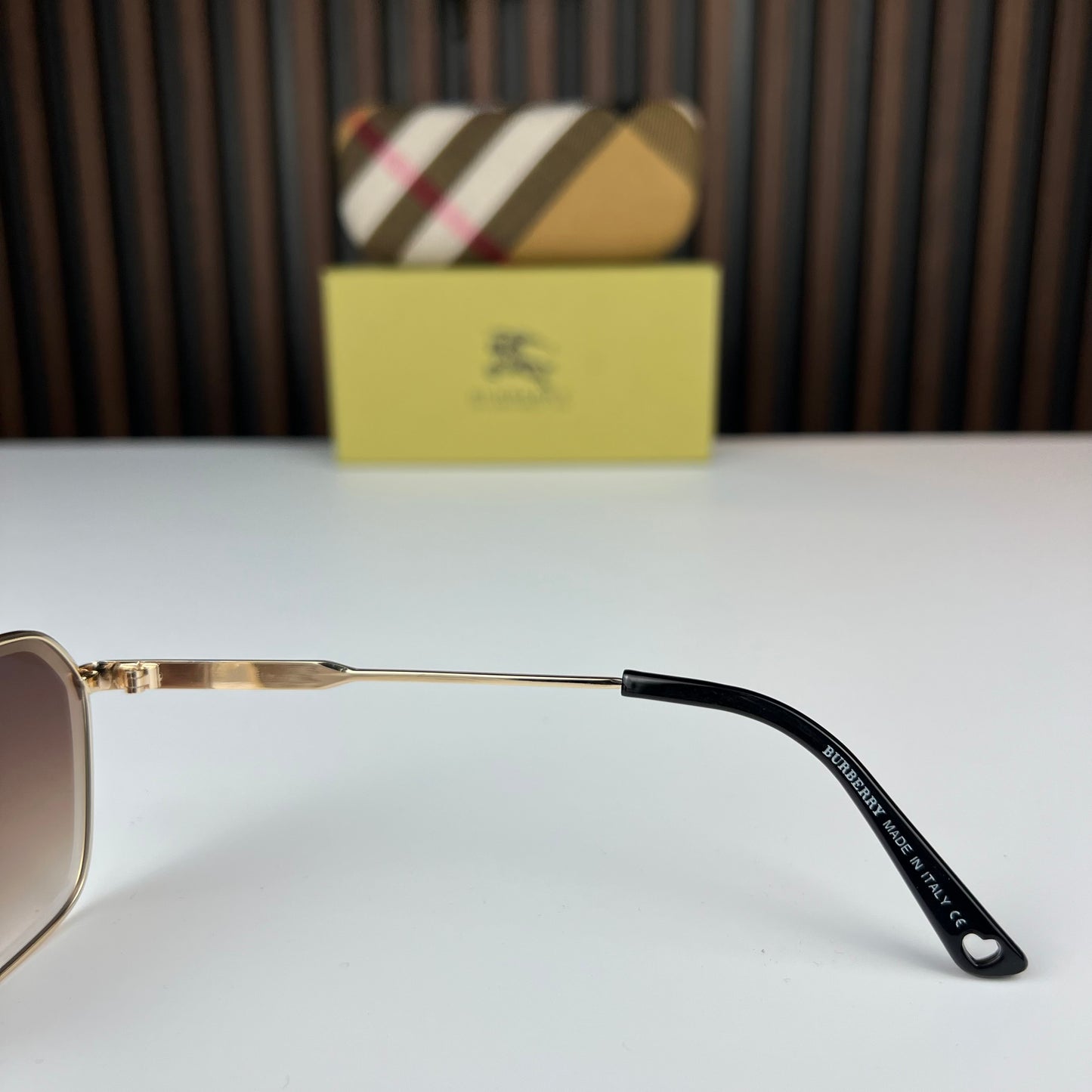 LUNETTE BURBERRY DORÉ