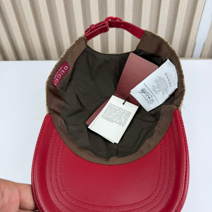 CASQUETTE GG & LEATHER QUALITÉ TRIPLE A - AAA 2 TONE G281