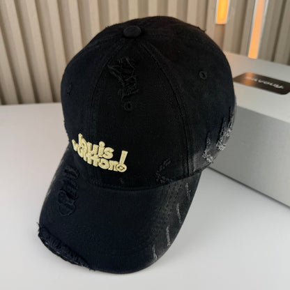 CASQUETTE LV 3D JEANS QUALITÉ SUPÉRIEURE L216
