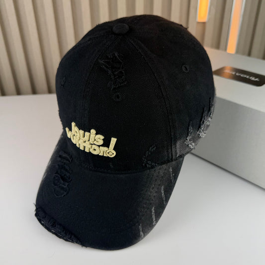CASQUETTE LV 3D JEANS QUALITÉ SUPÉRIEURE L216