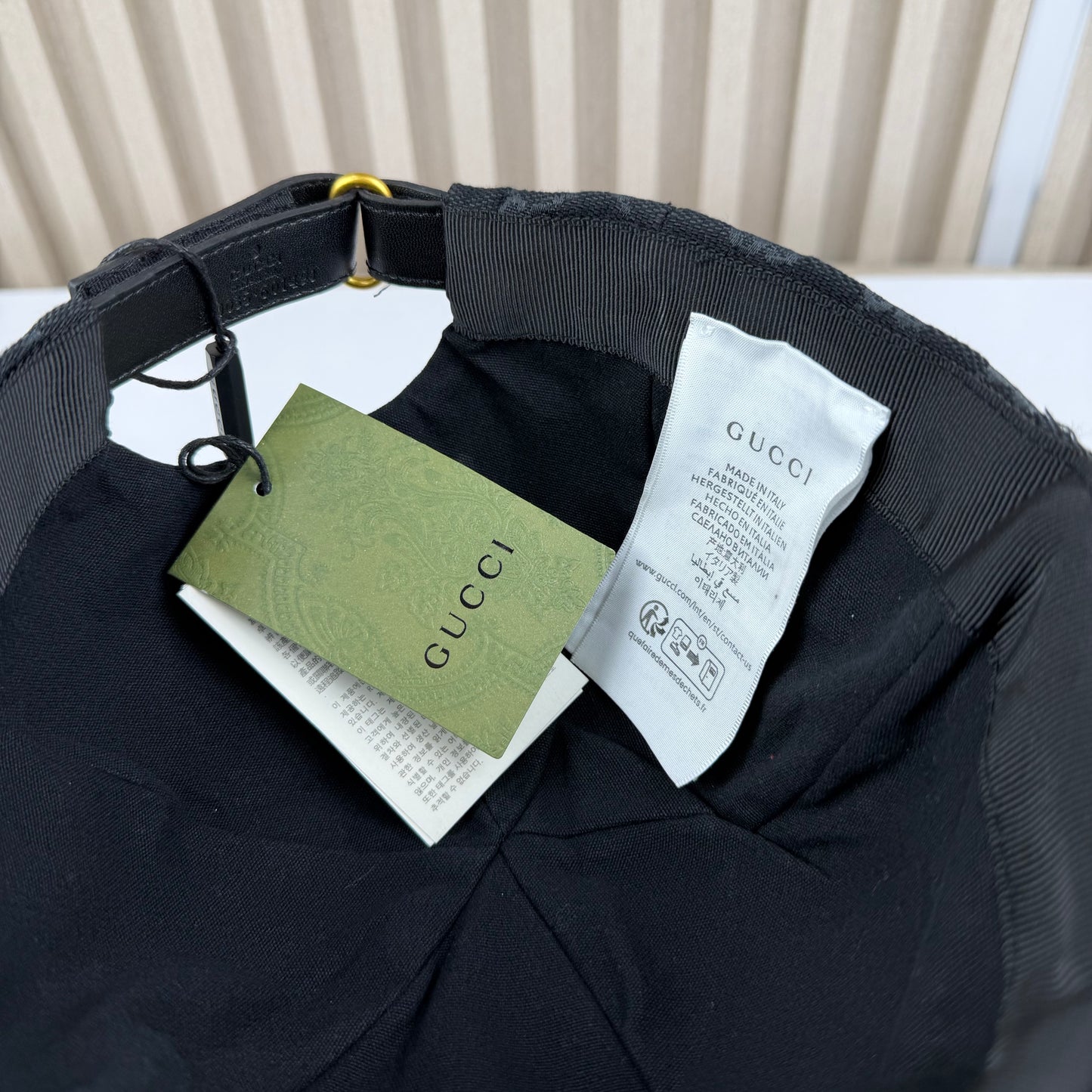 CASQUETTE GG & DIAMANT QUALITÉ TRIPLE A - AAA BLACK G289