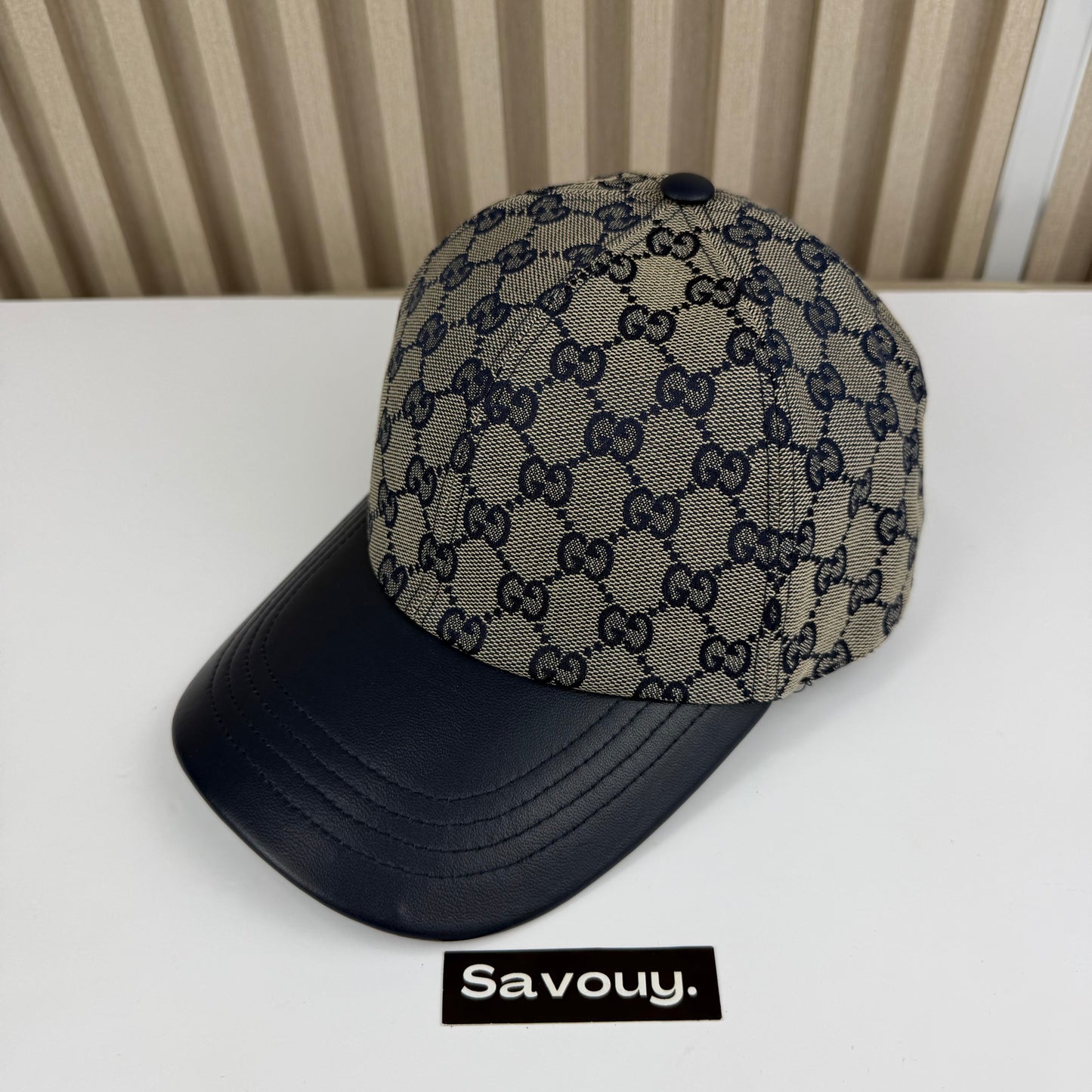 CASQUETTE GG & LEATHER QUALITÉ TRIPLE A - AAA 2 TONE G284