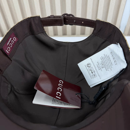 CASQUETTE GG & LEATHER QUALITÉ TRIPLE A - AAA 2 TONE G283