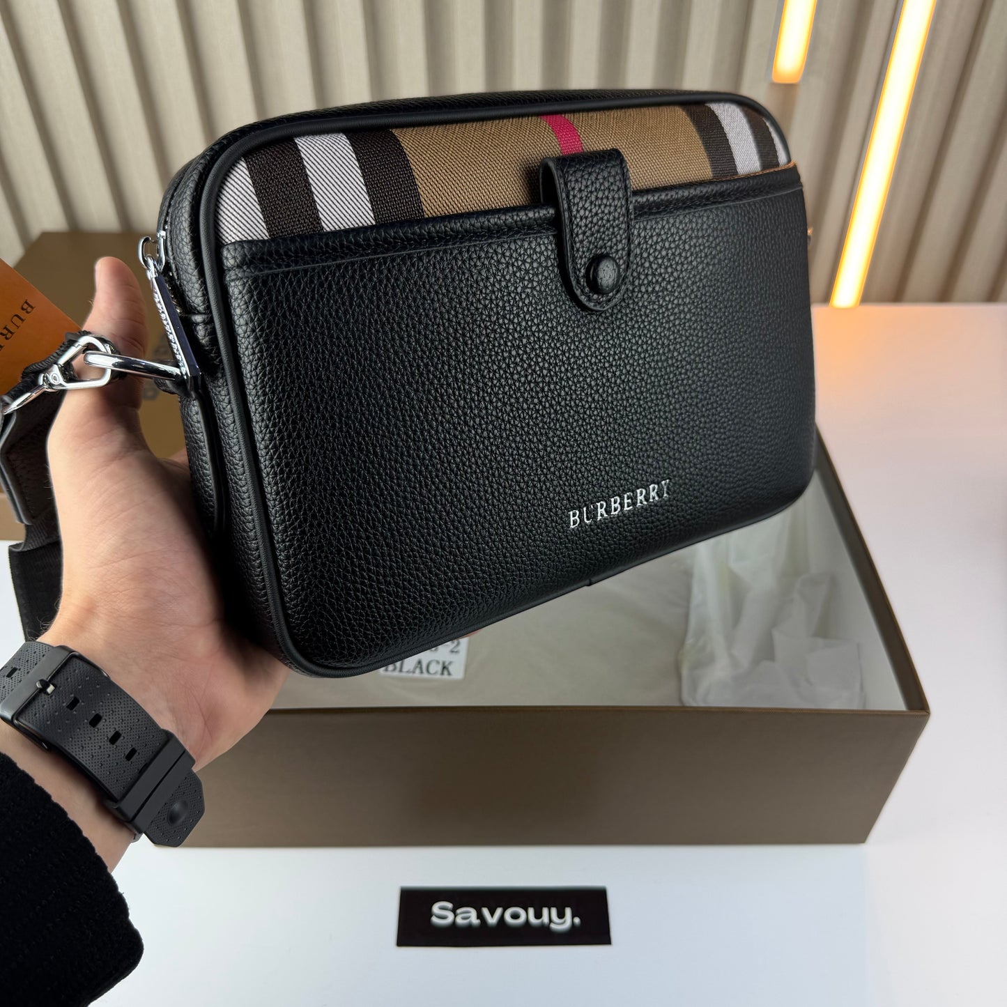 SACOCHE BURBERRY QUALITÉ SUPÉRIEURE AVEC BOX R140