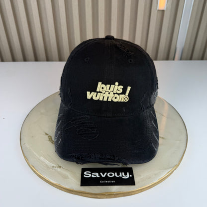 CASQUETTE LV 3D JEANS QUALITÉ SUPÉRIEURE L216