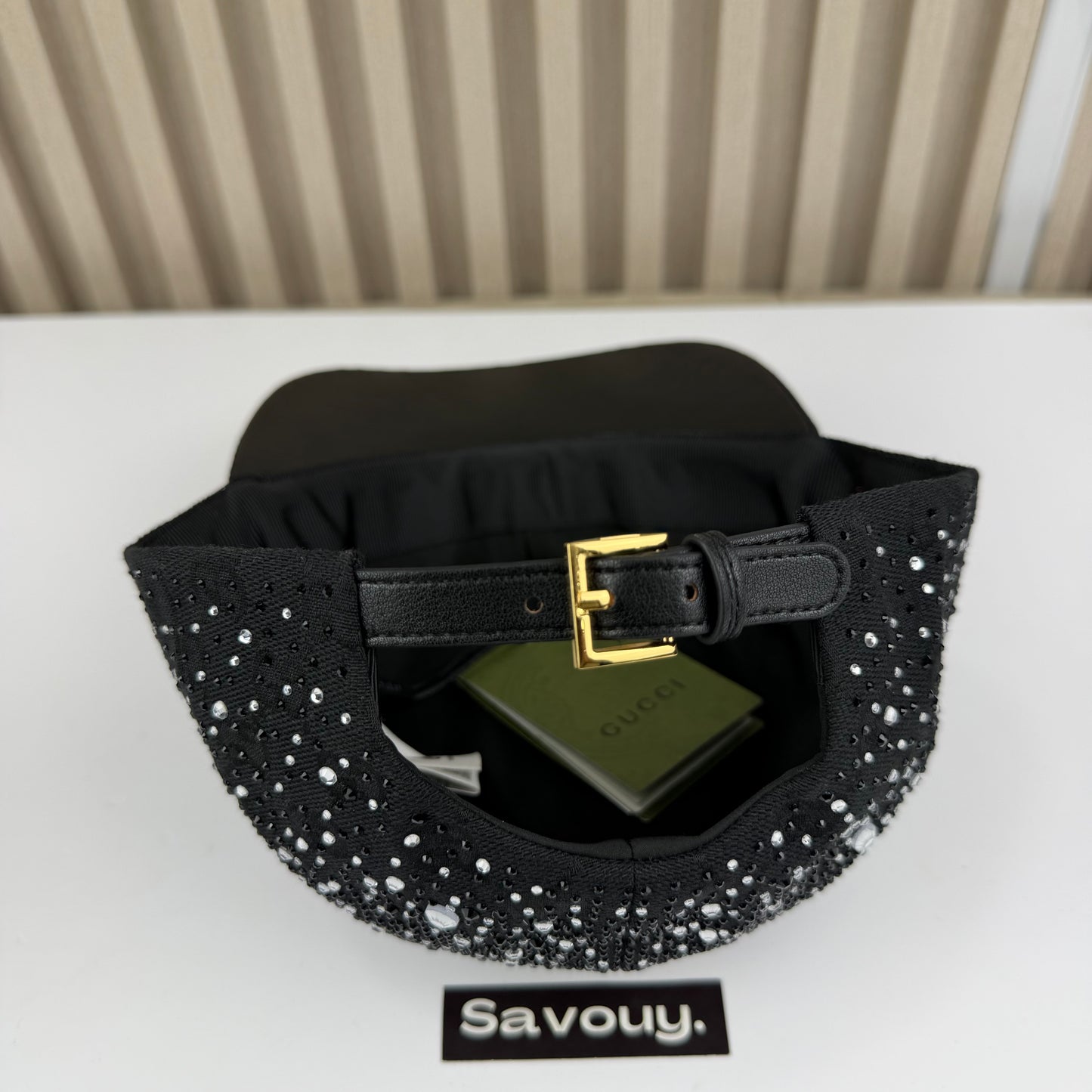 CASQUETTE GG & DIAMANT QUALITÉ TRIPLE A - AAA BLACK G287