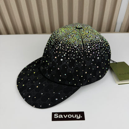 CASQUETTE GG & DIAMANT QUALITÉ TRIPLE A - AAA BLACK G289