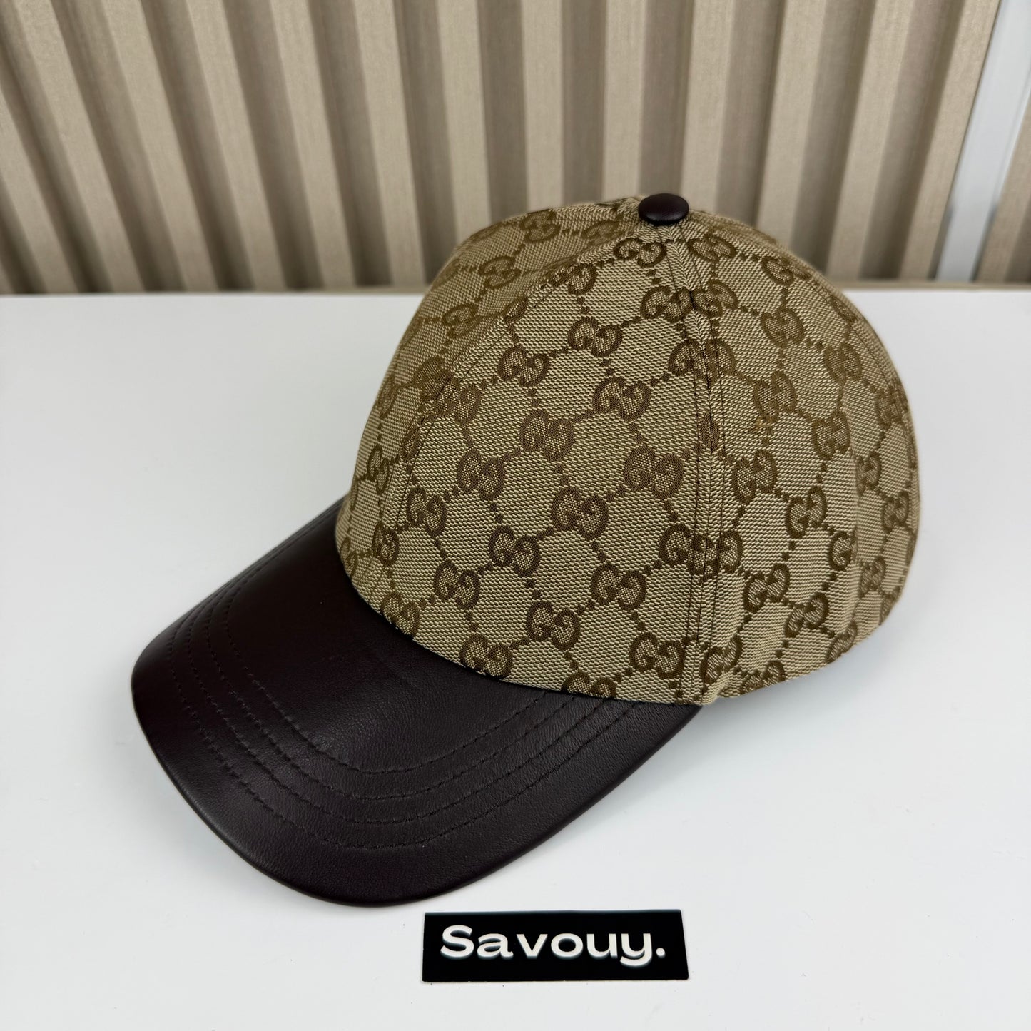 CASQUETTE GG & LEATHER QUALITÉ TRIPLE A - AAA 2 TONE G283