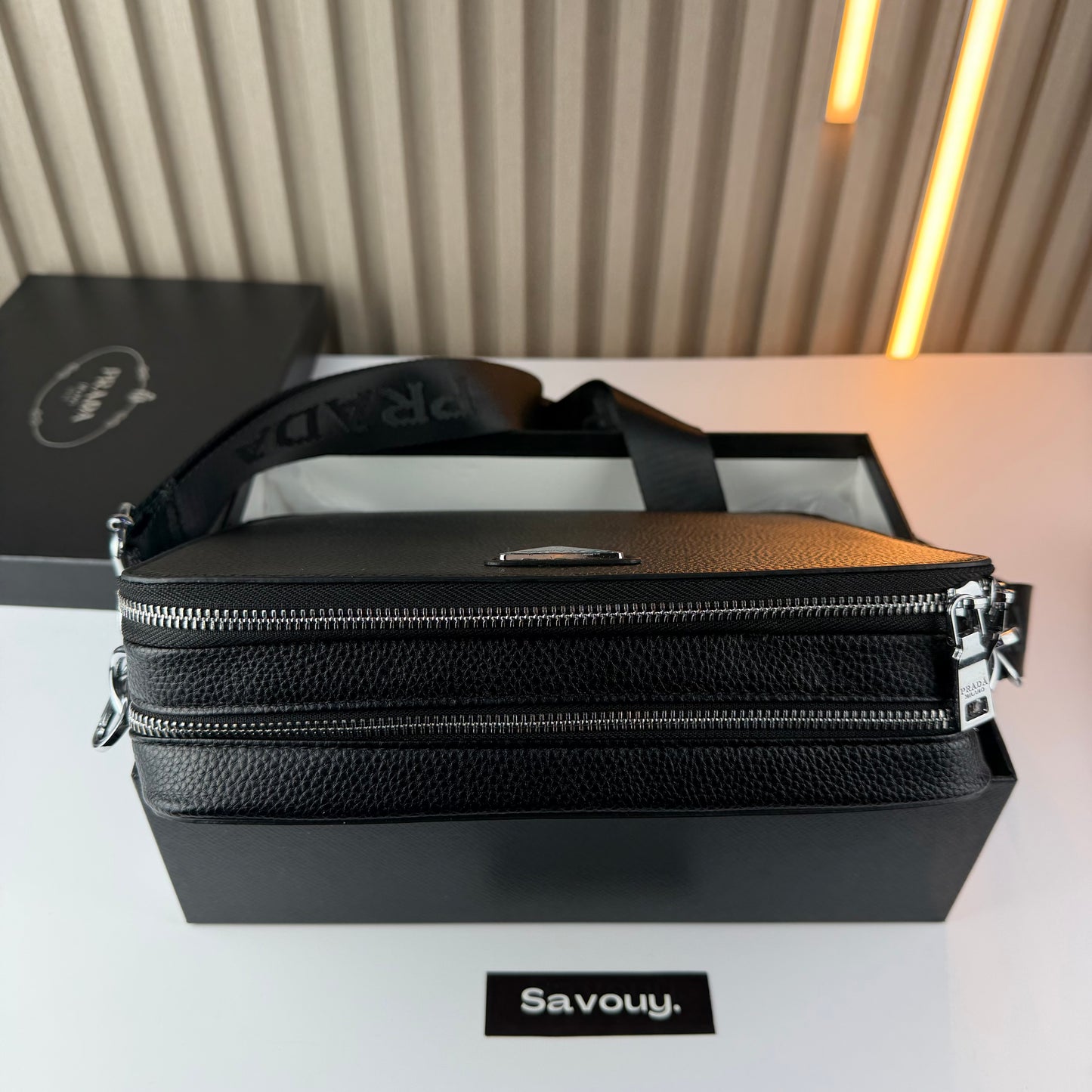 SACOCHE PRADA QUALITÉ SUPÉRIEURE AVEC BOX P145