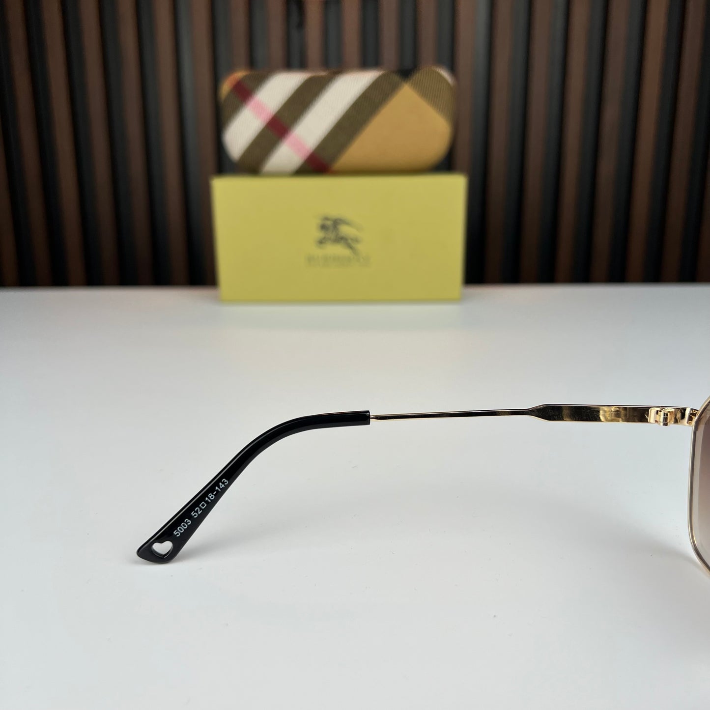 LUNETTE BURBERRY DORÉ