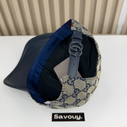 CASQUETTE GG & LEATHER QUALITÉ TRIPLE A - AAA 2 TONE G284