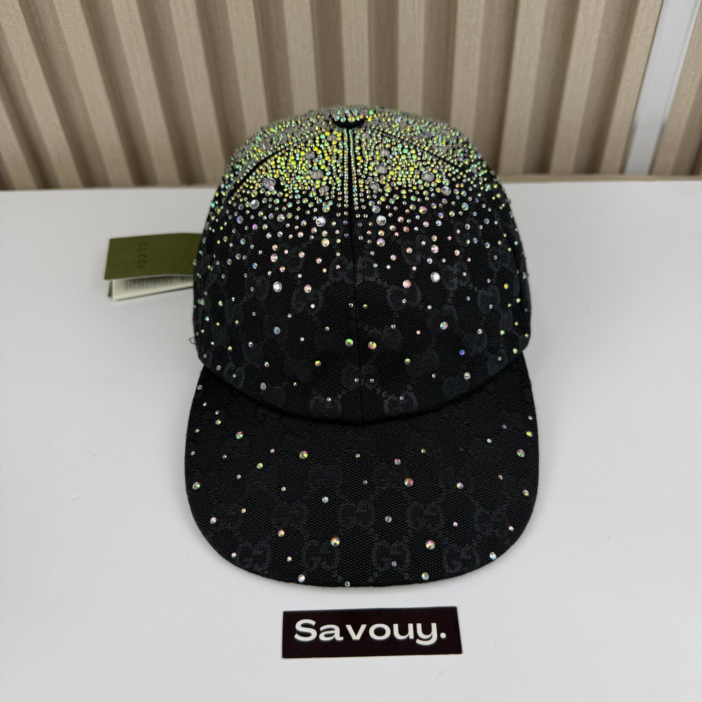 CASQUETTE GG & DIAMANT QUALITÉ TRIPLE A - AAA BLACK G289