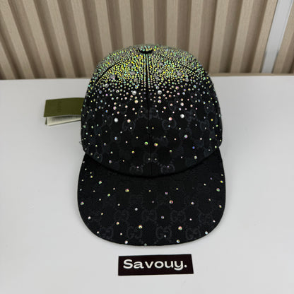 CASQUETTE GG & DIAMANT QUALITÉ TRIPLE A - AAA BLACK G289