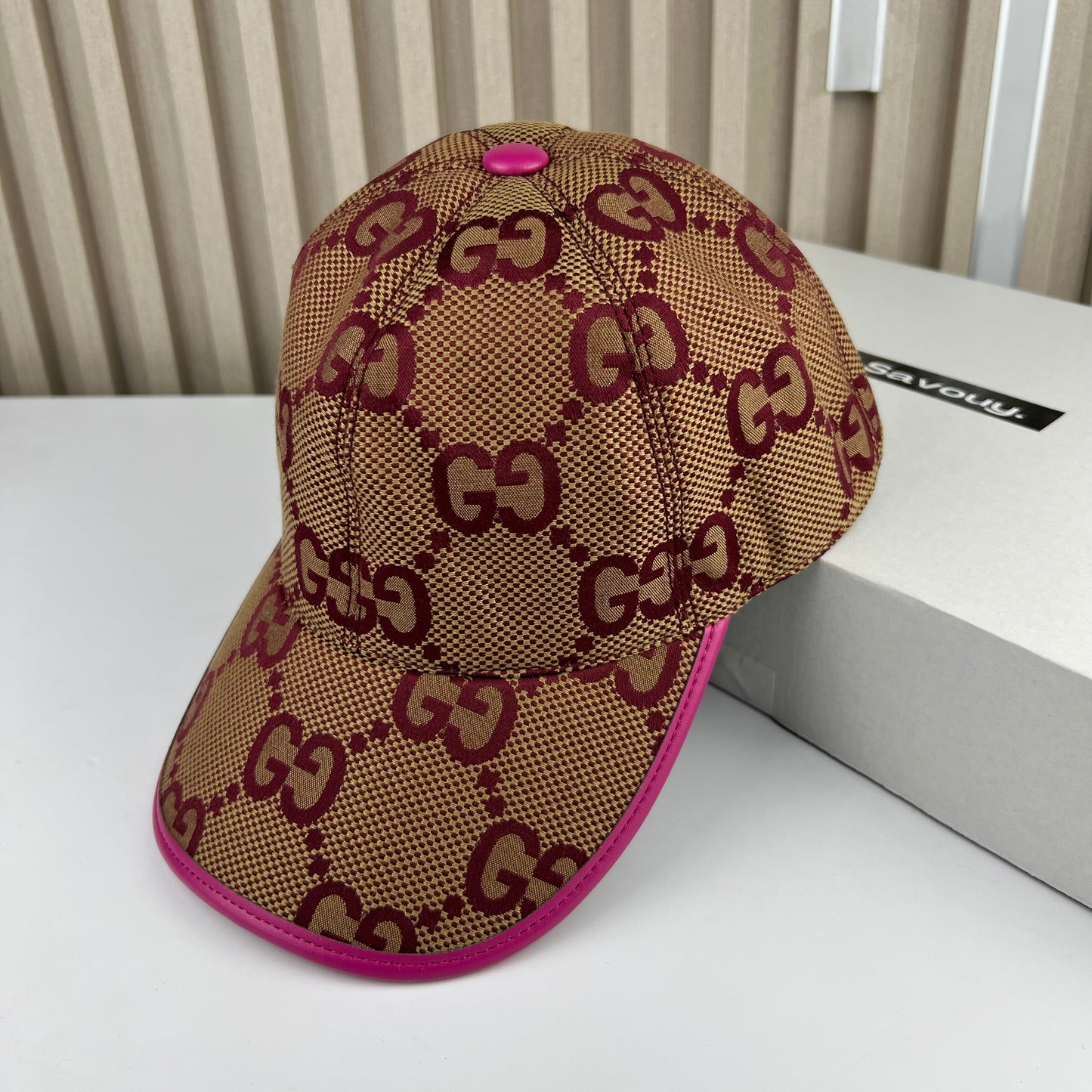 CASQUETTE GG MAXI ROSE QUALITÉ SUPÉRIEURE G301