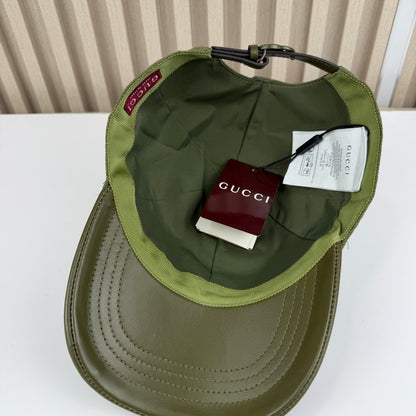 CASQUETTE GG & LEATHER QUALITÉ TRIPLE A - AAA 2 TONE G285